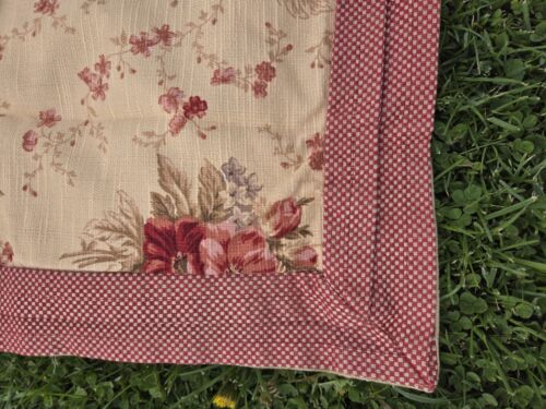 2 Waverly Norfolk Rose Sonata Harbor House Standard Pillow Shams Floral Gingham - Picture 2 of 6