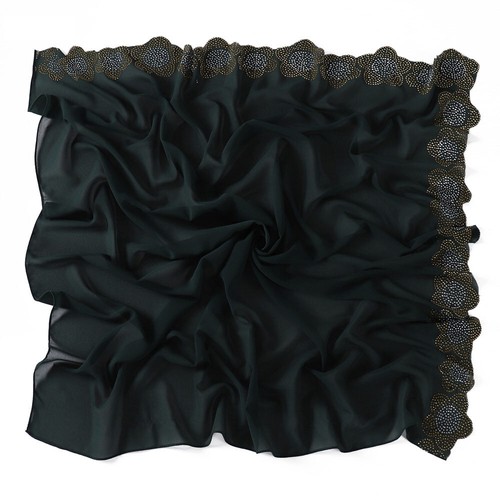 Mujeres Niñas Bufanda Cuadrada Hiyab Bandana Pañuelo Envolvente Mantón Cabeza Cuello Cubierta 90 cm - Imagen 39 de 39