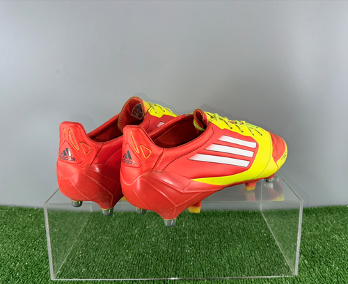 Adidas Adizero F50 SG Leather V23966 Elite US11 UK10.5 Orang boots Cleats mens - Picture 11 of 12