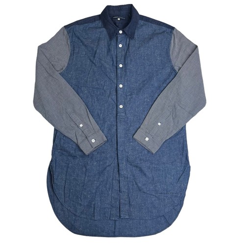 Camicia Levi’s Made & Crafted oversize denim misto lino uomo media - prezzo al pubblico consigliato $285 - Foto 1 di 9