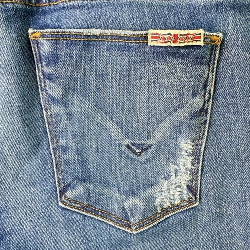Hudson Jeans 25 x 27,5 Blau Krista Ankle Super Skinny Raw Hem LowRise Distressed - Bild 8 von 19