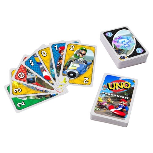 Tarjeta de Regla Especial UNO Mario Kart con Tarjeta de Caja de Artículo Comodín Japonesa GWM70 - Imagen 4 de 5