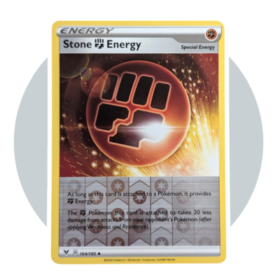 Vivid Voltage Pokemon Card: Stone Fighting Energy 164/185, Reverse Holo
