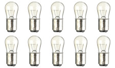 Box of 10 Bulbs 6 Watt 130 Volt Bayonet Base BA15d Clear 6S6DC/130V