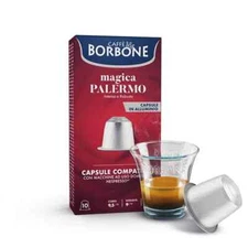 300 Capsules Bourbon Aluminum Magic Palermo Compatible with Nespresso Machines