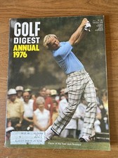 Golf Digest Magazine Annual 1976 Jack Nicklaus Player  Of The Year