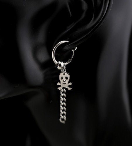 16g Titanium Fake Piercing Hoop Ring Spring Clip On Lip Nose Septum Ear Earrings - Bild 41 von 46