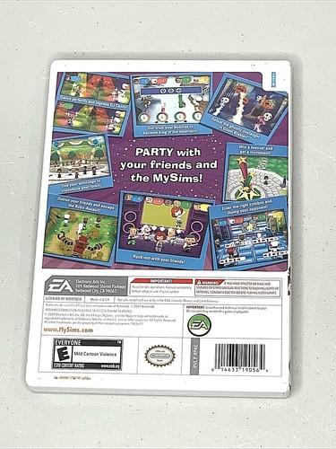 MySims Party (Nintendo Wii, 2009) VIDEO GAME FREE USA SHIPPING TESTED! - Picture 3 of 3