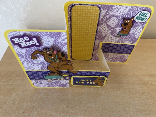 Handmade Personalised Scooby Doo Shaggy Z Fold Card Grand Daughter Son Friend - Picture 3 of 3