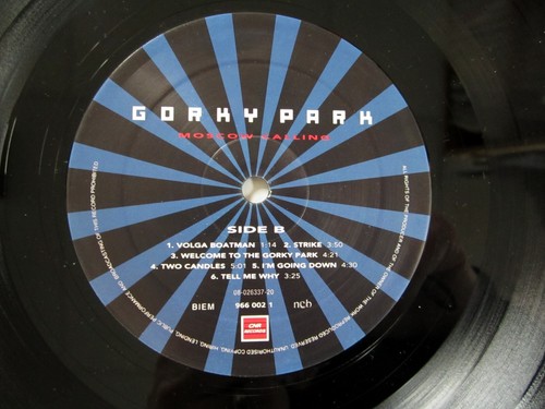 GORKY PARK Moscow Calling LP 1992 Original press VG+ vinyl Def Leppard style AOR - Picture 2 of 5