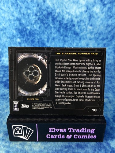 Star Wars: 30th Anniversary SINGLE Non-Sport Trading Card by Topps 2007 - Picture 20 of 200