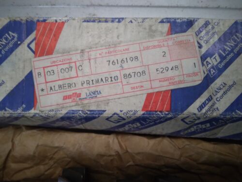 Lancia Delta Hf Turbo Dal 1986 Albero Primario Cambio Nuovo Originale - Picture 2 of 2