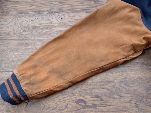 Vintage Made in USA Golden Bear Wool Leather Varsity Jacket - Picture 10 of 10