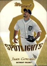 2000 Topps Stars #154 Juan Gonzalez SPOT - NM