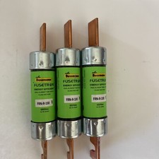(3) Bussmann Fusetron FRN-R-100 Energy Efficient 100 Amp 250V RK5 Fuse/s 100A