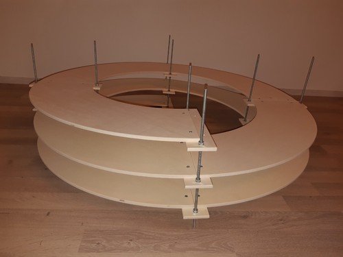 Gleiswendel PIKO A R2 R3 zweigleisig 1 - 6 Windungen Modellbau 8 Stützpaare - Bild 2 von 7