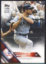 2021 Topps X Mickey Mantle Collection You Pick the Singles to Complete Your Set