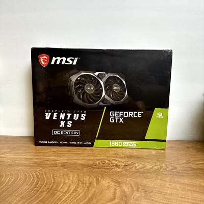 MSI GeForce GTX Ventus XS 1660 Super OC Edition Graphics / Video Card NEW SEALED