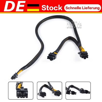 Mini 8pin to 8+8pin GPU PCI-E Grafikkarte Power Adapter kabel für HP ML350 Gen10