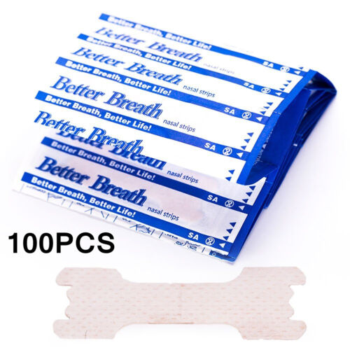 100-500PCS Breath Well /Reduce Stop Snoring Right Now Large/Tan Nasal Strips US - Picture 13 of 17