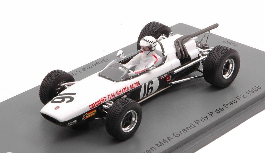 スパーク 1/43 マクラーレン M4A 1968 F2 ポーGP #16 G.ローレンス