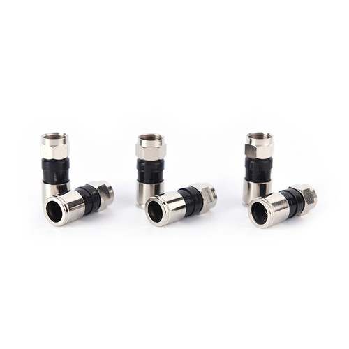 10X RG6 F Type Compression 2.7cm high quality Snap Seal Plug Connector H TwJCJO - Picture 9 of 9