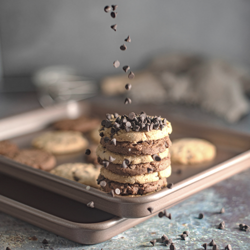 HAPPIELS Nonstick Baking Sheets 13x18" Set of 2 – PFOA & BPA Free, Non-Toxic - Picture 6 of 7