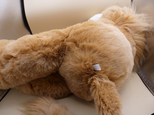 Commonwealth Large Floppy Lion Plush 28" 1993 Weighted Heavy Sitting Tan Brown - Picture 4 of 6