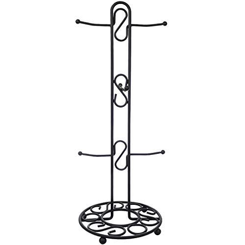 Countertop Coffee Mug Teacup Organizer Stand Rack Tree Hooks Holds 6 Mugs - Imagen 7 de 7