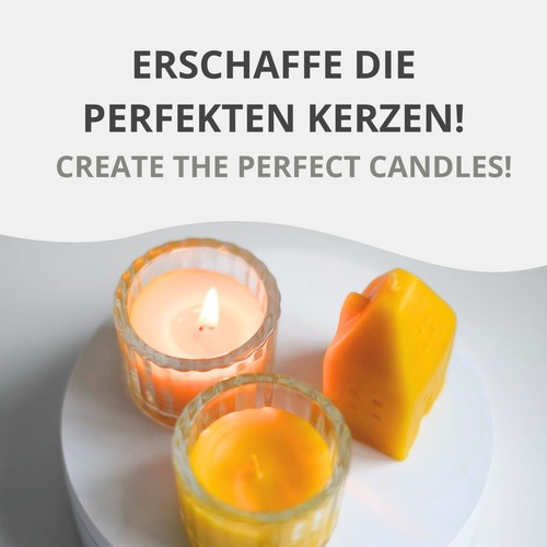 100g - 25kg Bienenwachs Pastillen RAL Gelb Kerzenwachs zum Kerzen gießen - Imagen 6 de 17