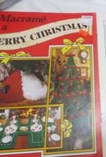 4 vintage 1970s Macrame Booklets- Christmas - Purses - Home Decor - Birds