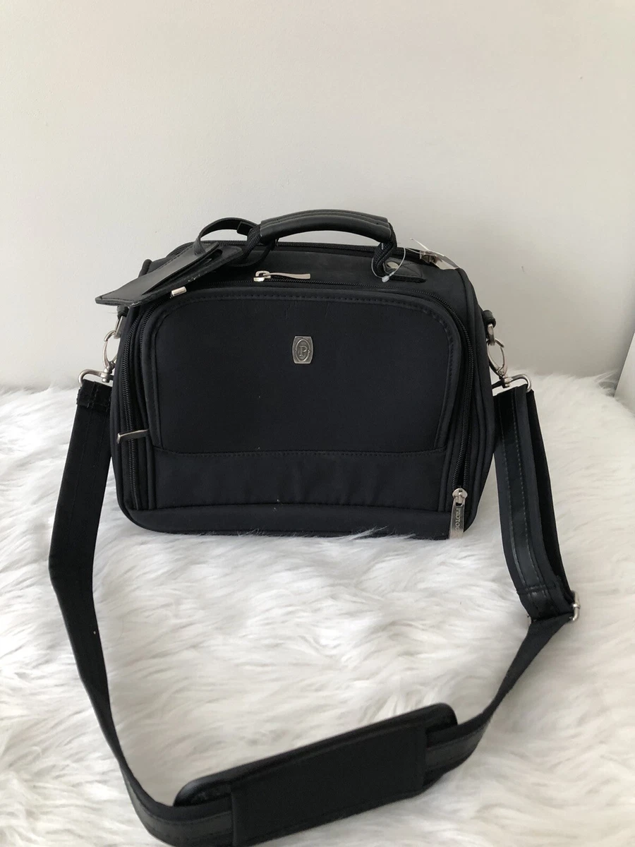 Protocol Brand Duffle Bag Weekend Luggage Black Make up Carry On