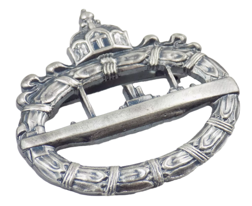 646 PRIMERA GUERRA MUNDIAL INSIGNIA SUBMARINO ALEMANA MARINA IMPERIAL INSIGNIA GUERRA 1918 IMPERIAL - Imagen 2 de 3