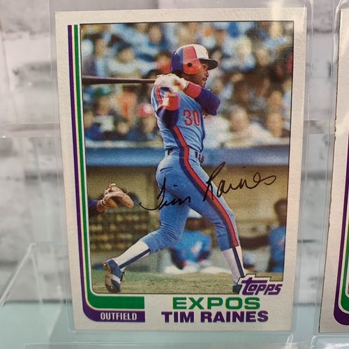 1982 Topps Baseball Tim Raines #70 4 Card Lot - Picture 2 of 6