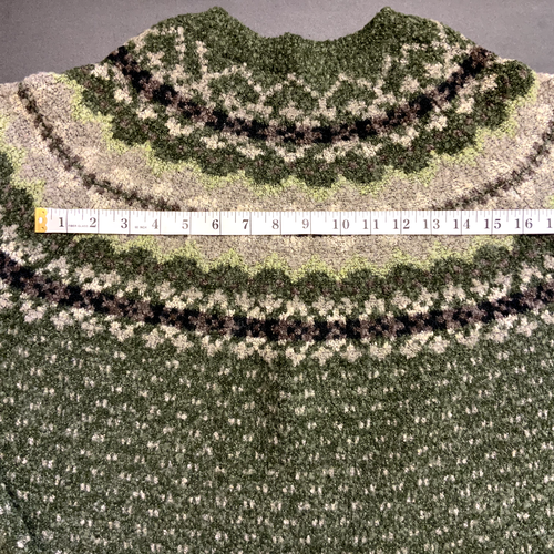 0400 - VTG Fashion Bug Size 22-24 Woman's Green Pullover Sweater - Bild 6 von 14