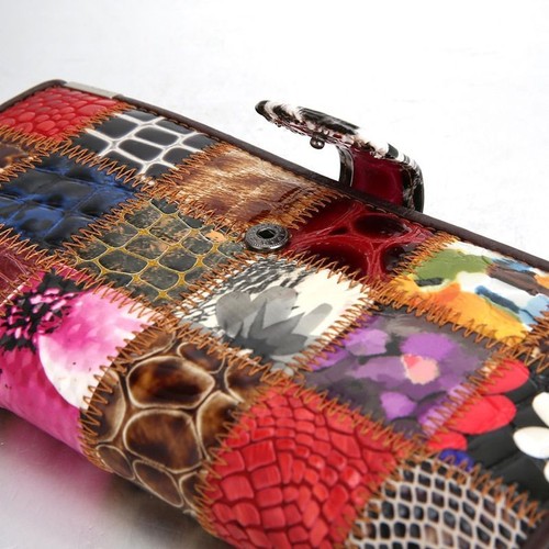 kaart lange Retro portemonnee designer luxe lederen handtassen Damesportemonnee qCvxwp7TOq