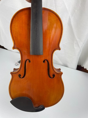 handmade violin 3/4 fractional violin solid maple spruce sweet tone with strings - Picture 5 of 7
