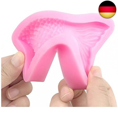 3 Pack Silikon-Backform, Schokolade Formen Meerjungfrau Schwanz Form Seashell - Bild 5 von 8