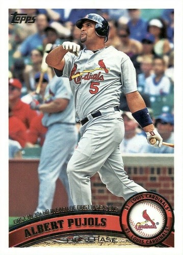Juego completo de 330 cartas Topps Baseball Series 2 2011 como nuevo 331 a 660 Albert Pujols - Imagen 4 de 6