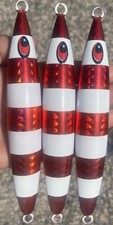 SALE !!!!   400g  Hot  Jigs Red Crab Bomb BLUEFIN TUNA KNIFE JIGS -   Flat Fall