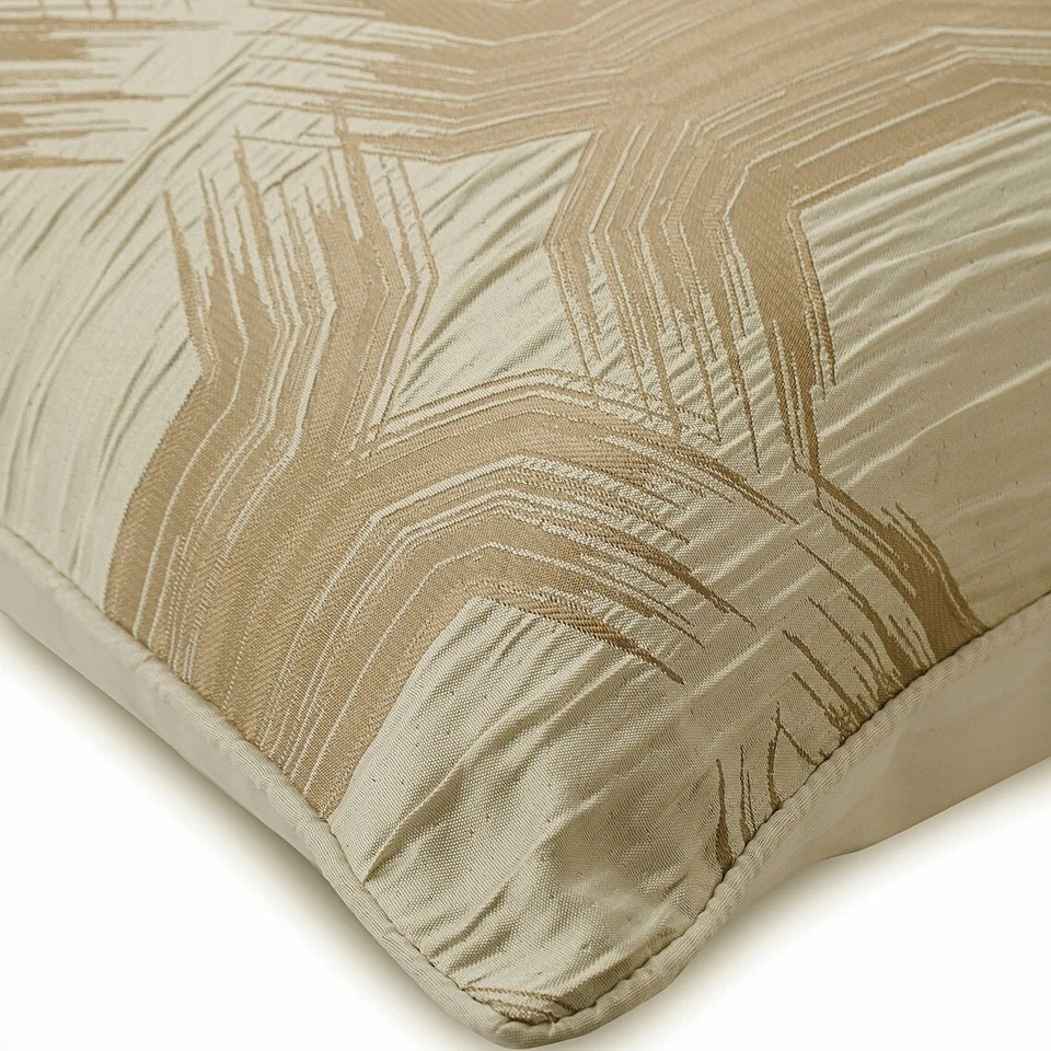 Copricuscino Lancio Beige 16"x16", Decorazione Divano Seta - Perla Beige Mistero - Immagine 2 di 4