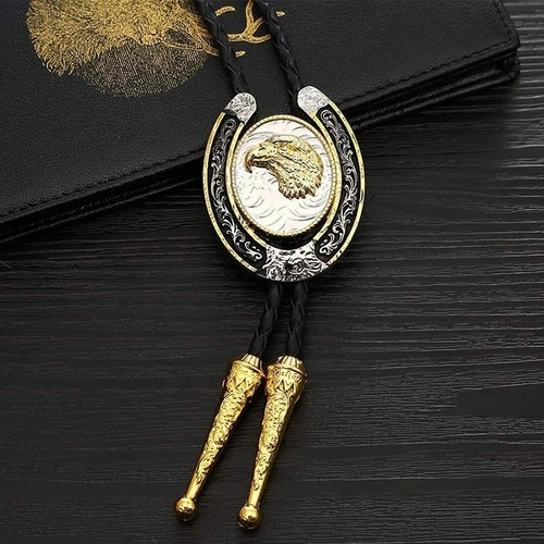 Moda Denim Corbata Occidental, Collar Colgante Cabeza de Caballo Para Hombre Corbata Bolo - Imagen 71 de 80