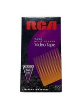 RCA T-120 VHS Up To 6 Hours Hi-Fi Stereo Video Tape