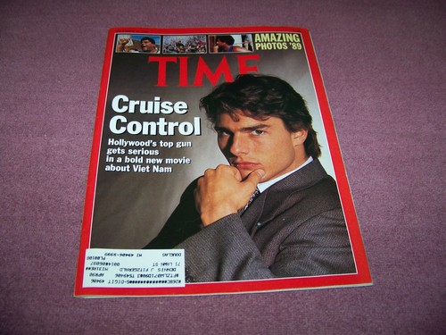 Tom Cruise / Photos 1989 Vintage Time Magazine 1989 - Bild 1 von 4