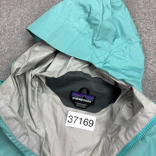 Patagonia Jacket Womens Small Blue H2NO Torrentshell Windbreaker Coat Ladies* - Picture 4 of 10