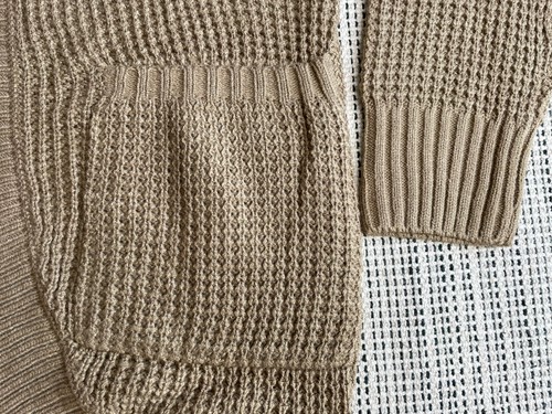 NWT Zesica Women's Open Front Casual Lightweight Soft Knit Cardigan Small Khaki - Bild 3 von 11