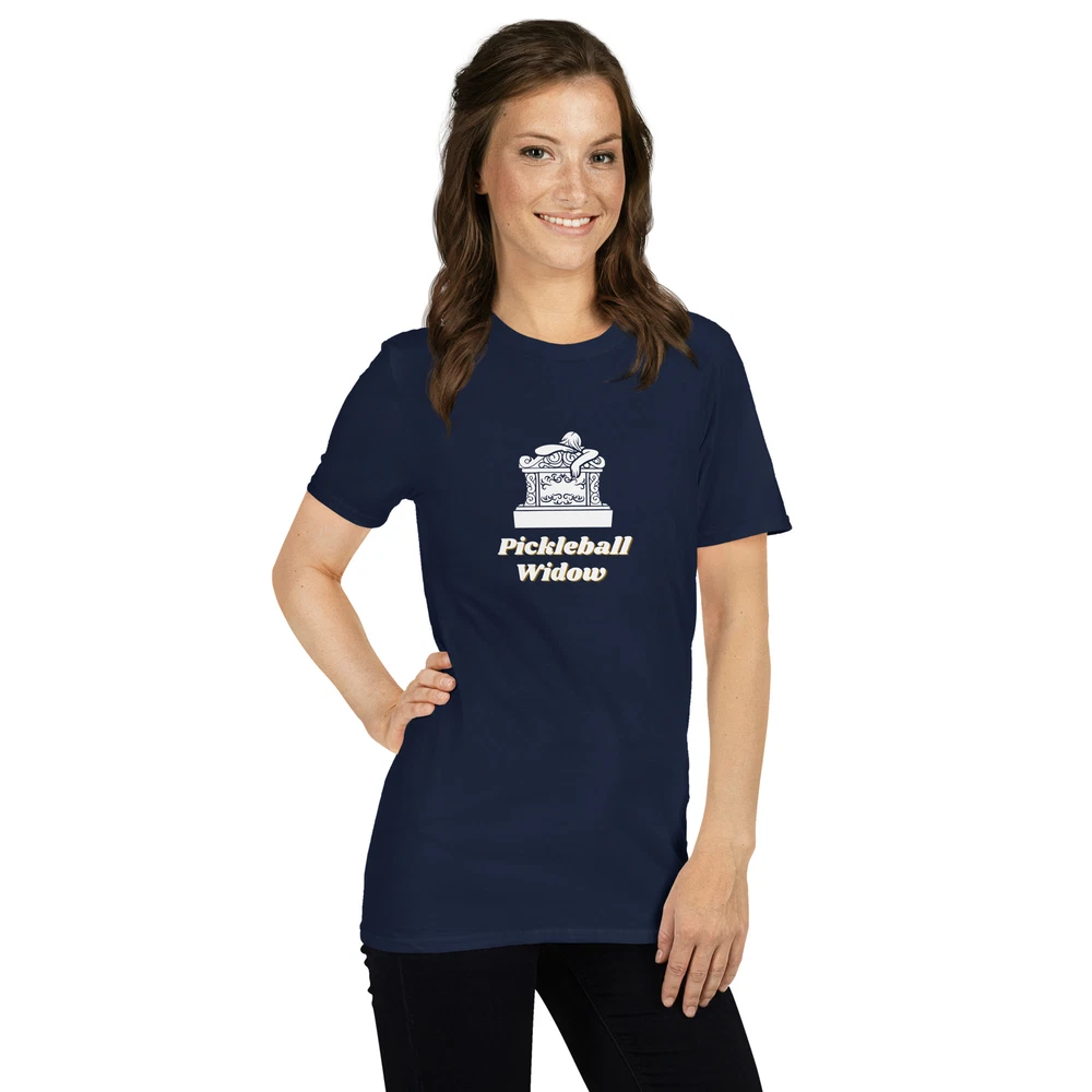 Pickleball Widow Short-Sleeve Unisex T-Shirt for the Wife! S-3XL