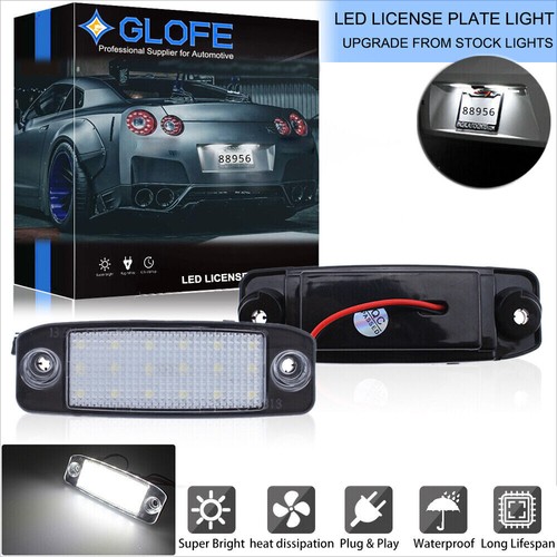 LED License Plate Lights Lamp for 11-14 Hyundai Sonata i40 i45 Repalcement White - Picture 1 of 9