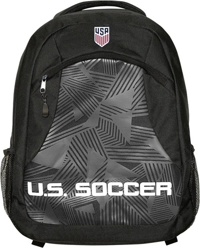 U.S. Soccer Licensed Soccer Large Backpack - Black - Picture 1 of 3