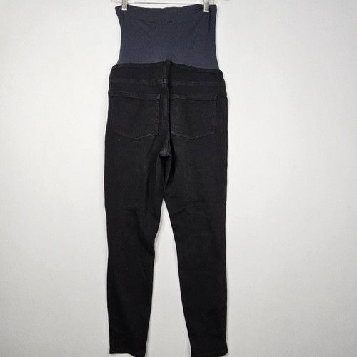 Spanx Mama Maternity Black Skinny Ankle Jean Stretch Denim Size XL - Picture 10 of 15